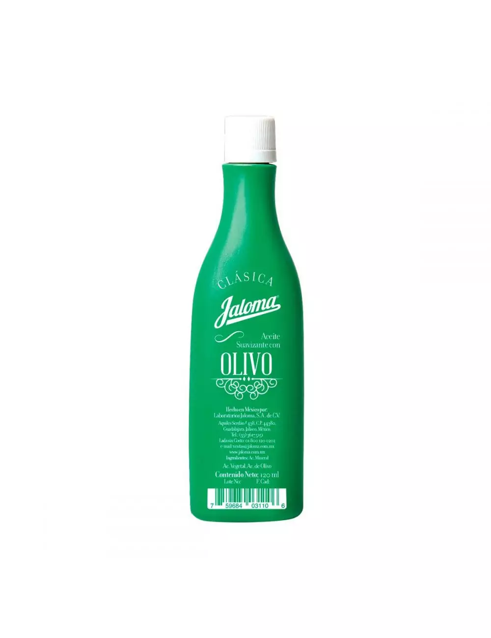 Aceite Suavizante Con Olivo Frasco Con 120 mL