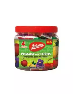 Pomada para Labios Jaloma 4 Sabores con 60 piezas