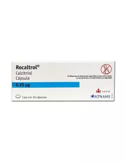 Rocaltrol 0.25 Mcg Caja Con 30 Cápsulas