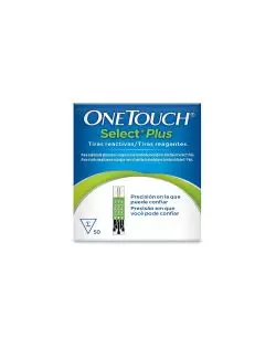 One Touch Selec Plus 50 tiras Reactivas