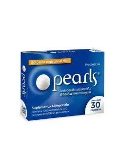 Acidophilus Pearls Con Cultivos Activos Caja Con 30 Cápsulas