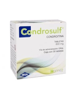 Condrosulf® - Condroitina 800 mg - 30 Tabletas - Corne