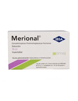 Merional® 75 UI - Frasco Ámpula + Diluyente | Gonadotropinas Postmenopáusicas | IBSA