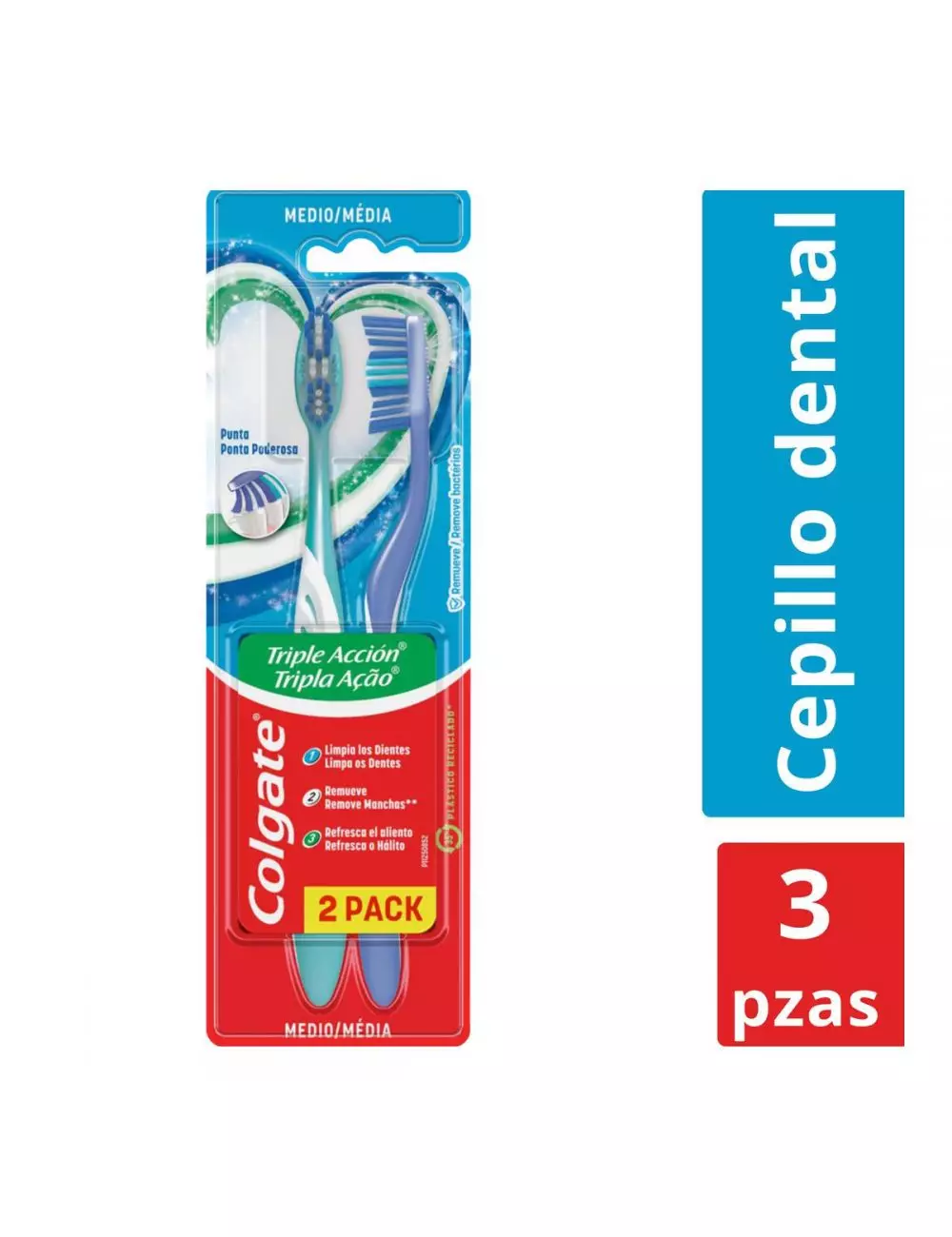 CEPILLO DENTAL COLGATE TRIPLE ACCIÓN