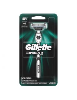 Gillette Mach3 Maquina de Afeitado, 1 Pieza Recargable