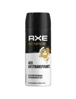 Antitranspirante Axe GoldTemptation Seco En Aerosol Envase Con 152 mL