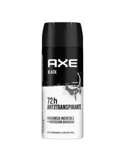 Antitranspirante Axe Men Black Seco En Aerosol Envase Con 150 mL