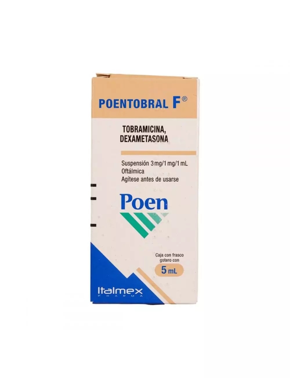 Poentobral F Suspensión Oftálmica Caja Con Gotero Con 5 mL - RX