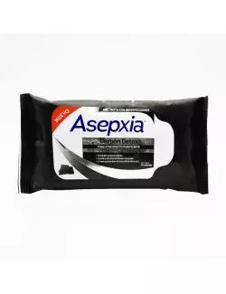 Asepxia Carbón Detox Empaque Con 25 Toallitas Faciales