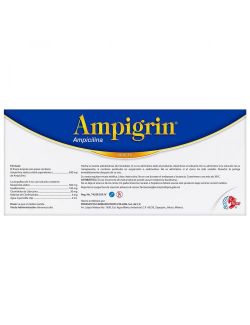 Ampigrin 500 mg Solución 3 Ampolletas De 3 mL - RX2