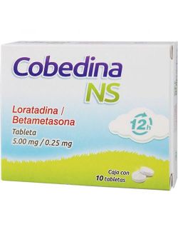 Cobedina NS 5 mg/0.25 mg 10 Tabletas