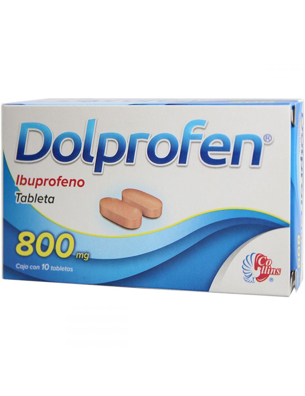 Dolprofen 800 mg 10 Tabletas