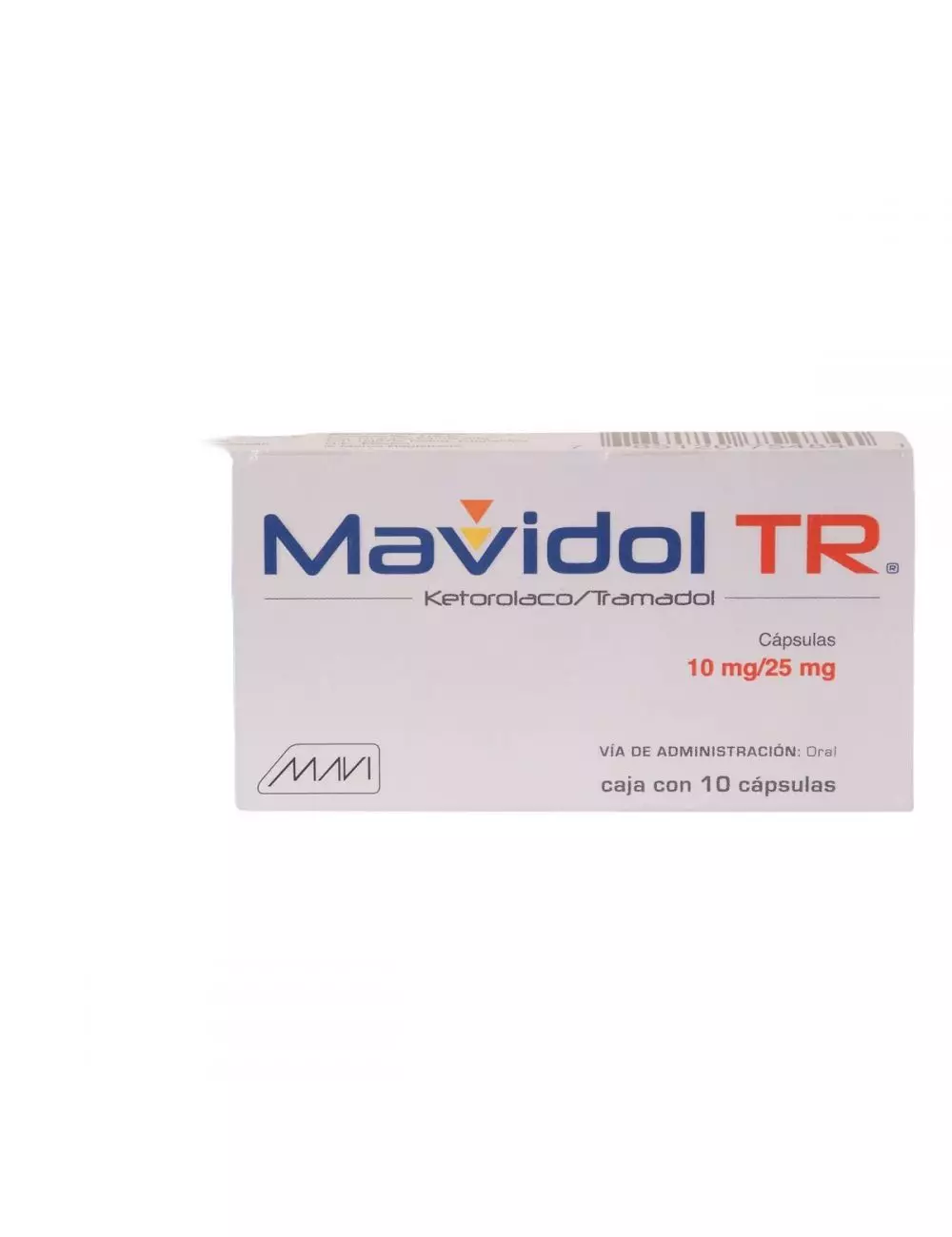 Mavidol TR 10 mg/25 mg Caja Con 10 Cápsulas