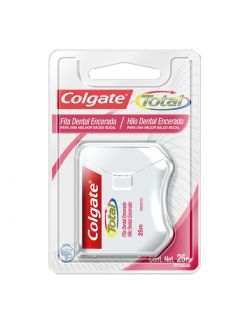 Hilo Dental Colgate Encerado Caja con 25 Metros