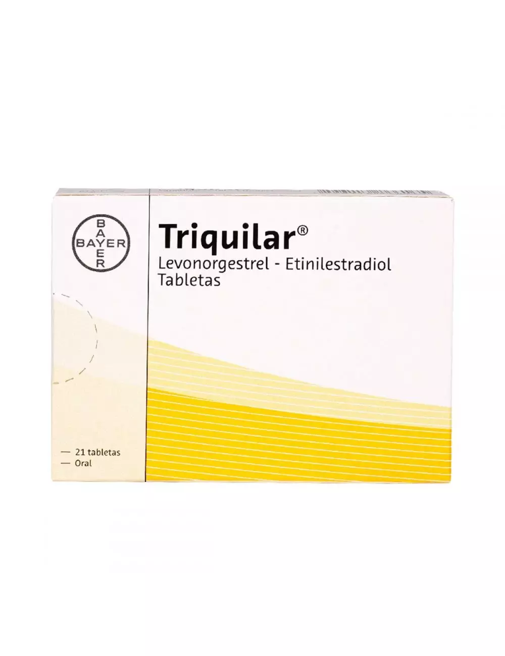 Triquilar 0.05/0.03 mg, 0.075/0.04 mg y 0.125/0.03mg 21 tabletas