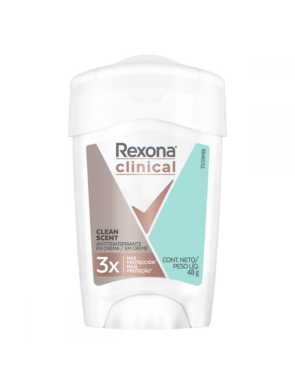 Antitranspirante En Crema Rexona Clinical Caja Con Envase Con 48 g