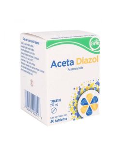Aceta Diazol 250 mg Frasco con 30 Tabletas