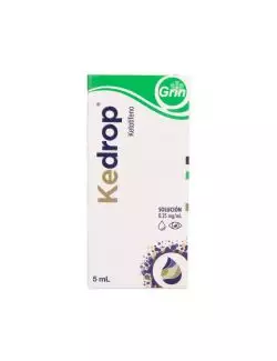 Kedrop 0.025 % Caja Con Frasco Gotero Con 5 mL