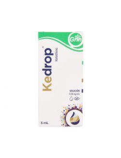 Kedrop Solución 0.05% Caja Con Frasco Con 5 mL