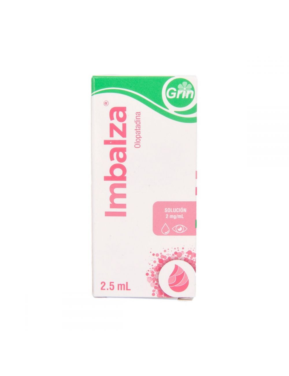Imbalza® 2 mg/mL - Caja con frasco gotero de 2.5 mL | Olopatadina | GRIN