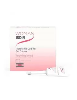 Woman Isdin Gel-Crema Hidratante Vaginal Caja Con 12 Aplicadores de 6 mL