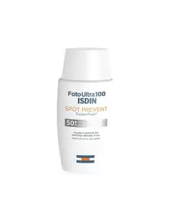 Fotoultra 100 Isdin Spot Prevent FPS 50+ Caja Con Frasco Con 50 mL