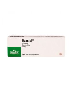 Evastel 20 mg Caja Con 10 Comprimidos