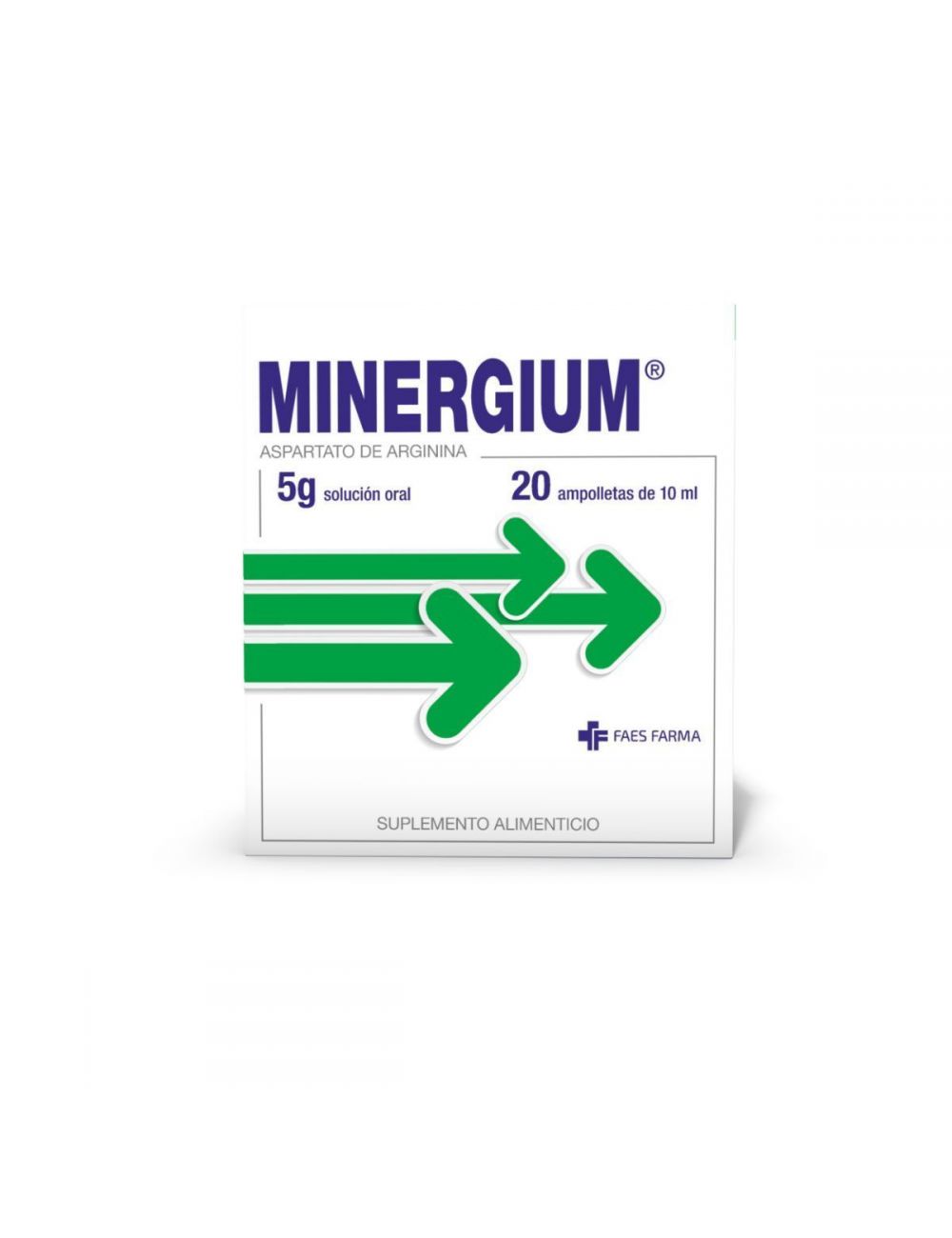 Minergium 5 g Caja Con 20 Ampolletas de 10 mL