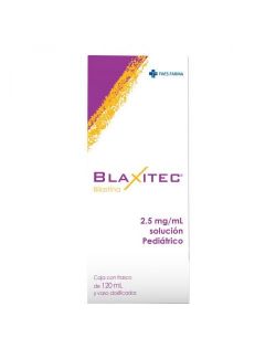 Blaxitec Solución Pediátrica 2.5 mg Caja Con Frasco Con 120 mL