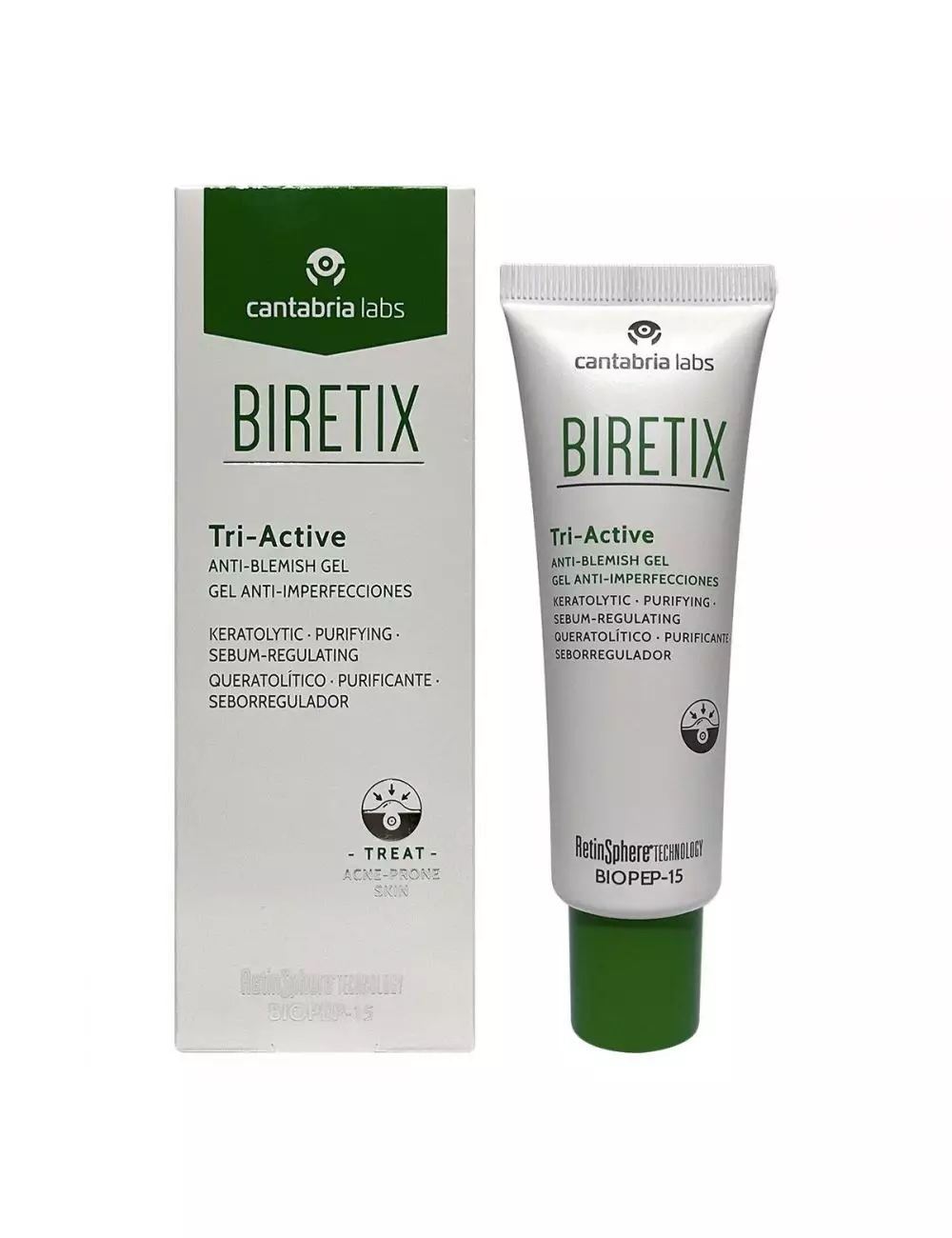 Biretix Tri-Active Gel Anti-Imperfecciones 50 mL