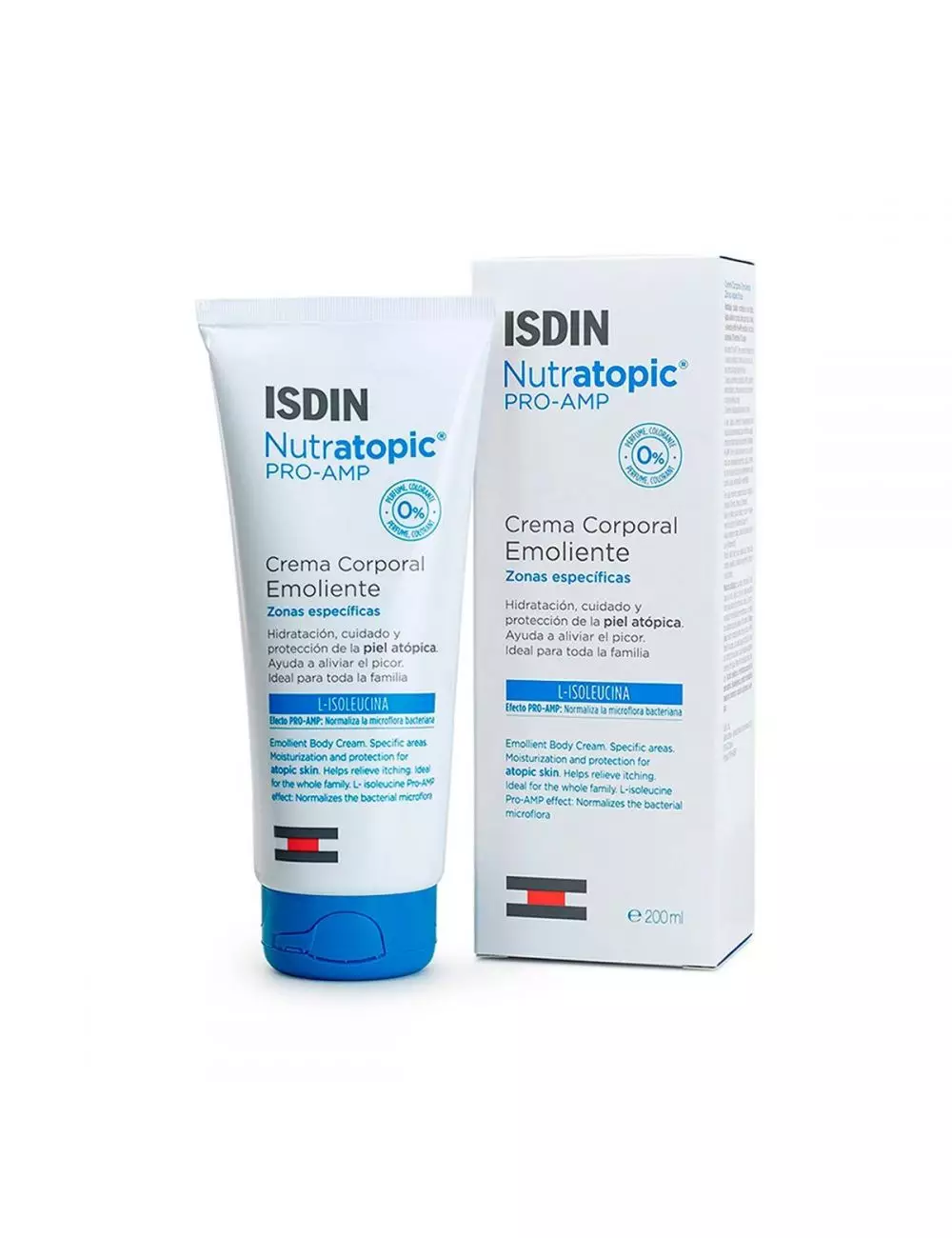 Isdin Nutratopic Crema Emoliente Caja Con Tubo Con 200 mL