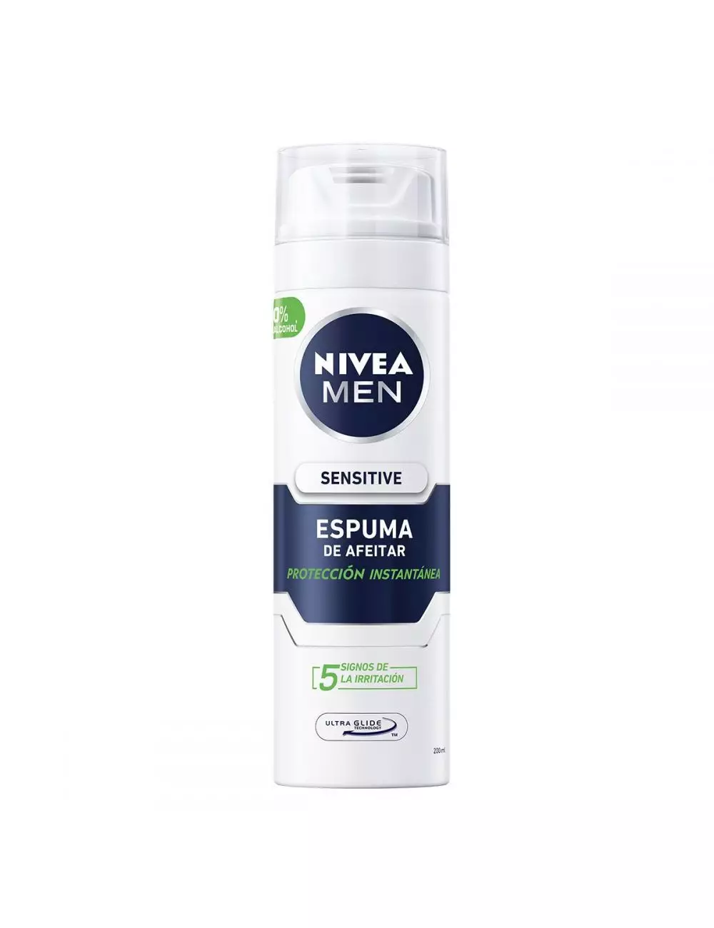 Nivea Men Sensitive Frasco Con 200 mL Espuma De Afeitar