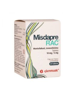 Misdapre Rac 10 mg + 5 mg Caja Con Frasco Con 28 Tabletas
