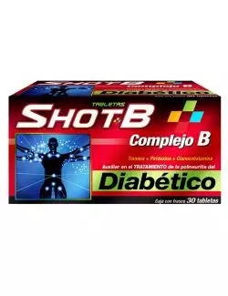 Shot B 100 mg / 5.0 mg / .05 mg caja Con Frasco Con  30 Tabletas