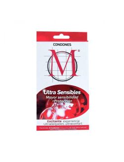 M Force Ultra Sensibles Caja Con 3 Condones