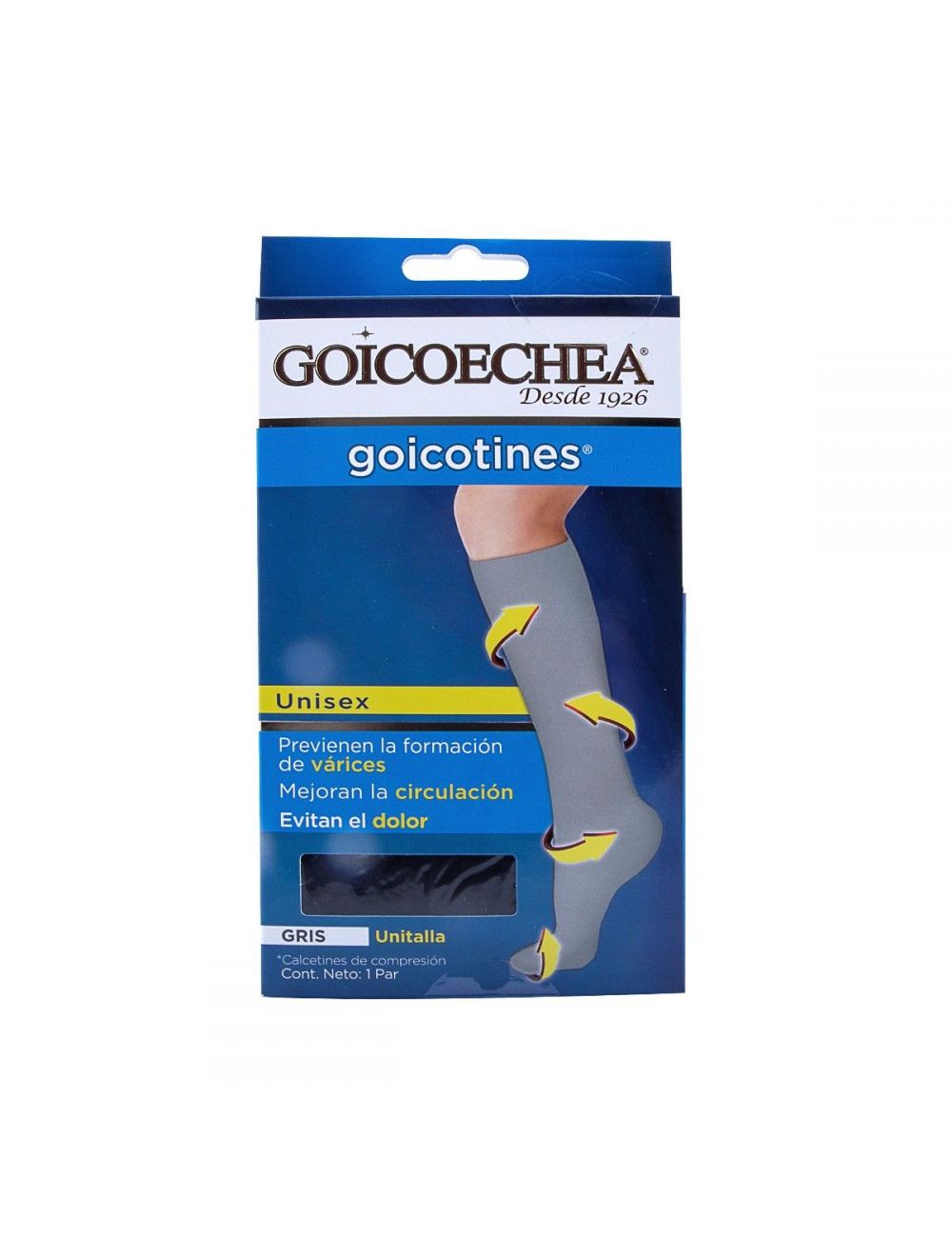 Goicoechea Goicotines Unisex Gris Caja Con 1 Par Unitalla