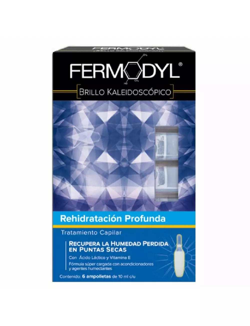 Fermodyl Tratamiento Capilar Caja Con 6 Ampolletas De 10 mL Cada Uno