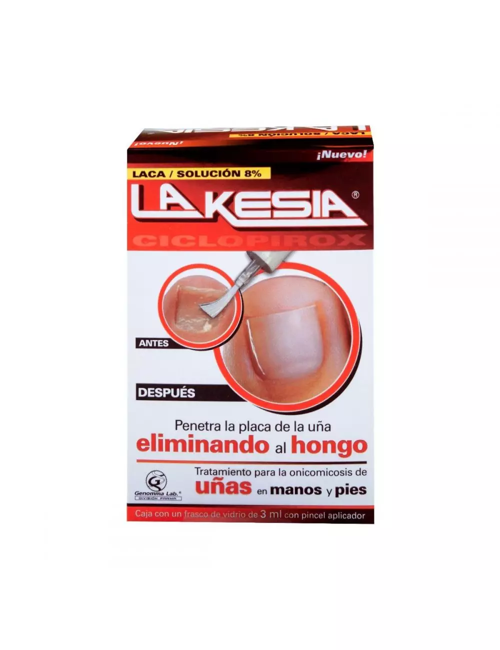 Lakesia Laca 8 % Caja Con Frasco Con 3 mL