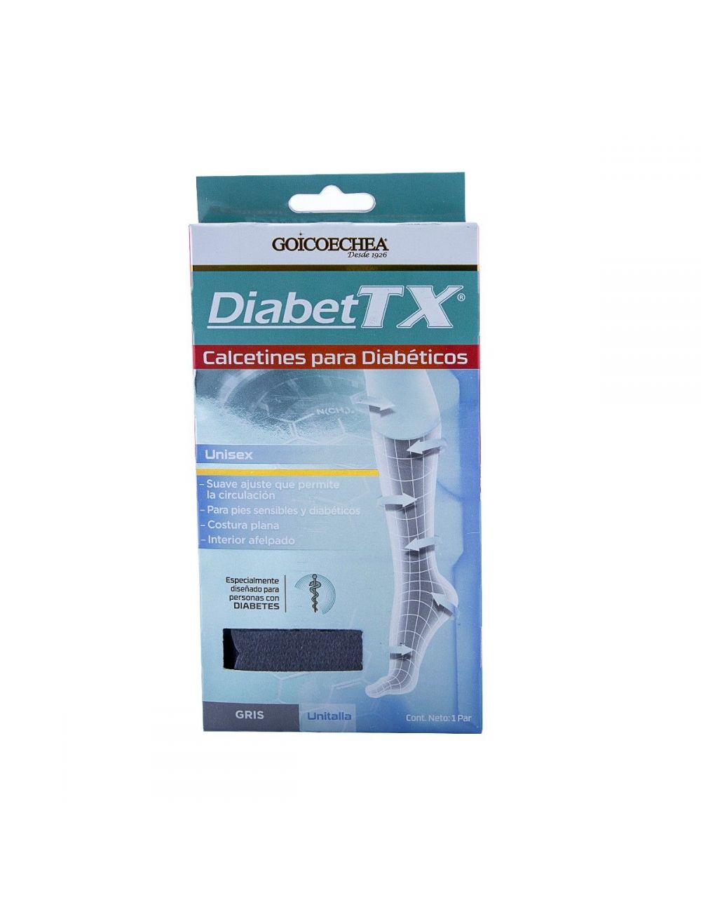 CALCETIN GOICOCH DIABETX GRIS1