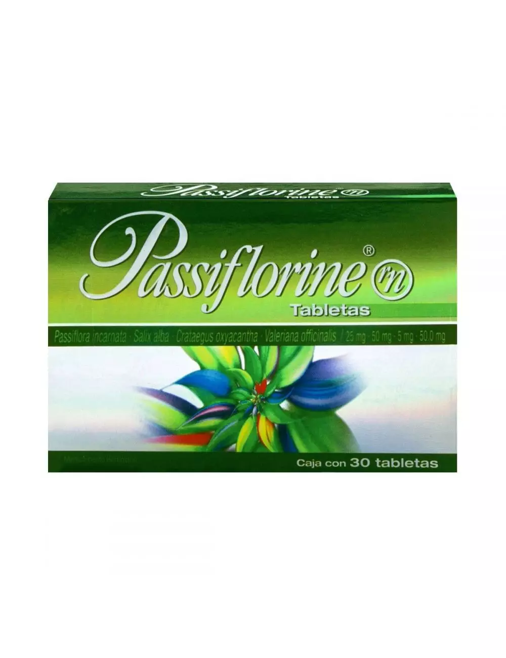Passiflorine 25 mg / 50 mg / 5mg Caja Con 30 Tabletas