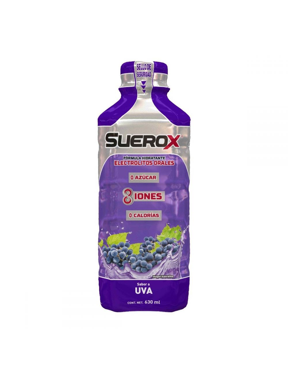 Suerox 8Iones Uva 630 mL