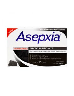 Asepxia Carbón Detox Caja Con Jabón En Barra De 100 g