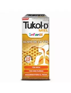 Tukol-D Jarabe Infantil Sabor Miel Con 120 mL