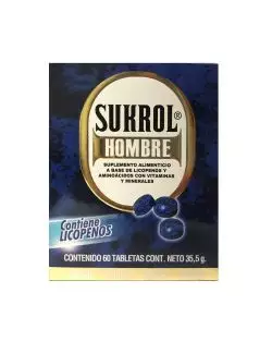 Sukrol Hombre Caja Con 60 Tabletas