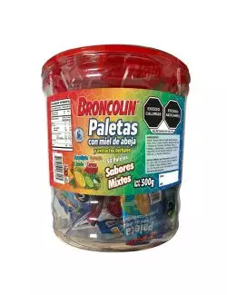 Broncolin 500 g Bote Con 50 Paletas