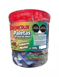 Broncolin 500 g Bote Con 50 Paletas