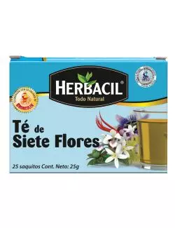 Herbacil Té De Siete Flores Caja Con 25 Saquitos