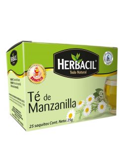 HERBACIL TE MANZANILLA CAJA CON 25 SOBRES