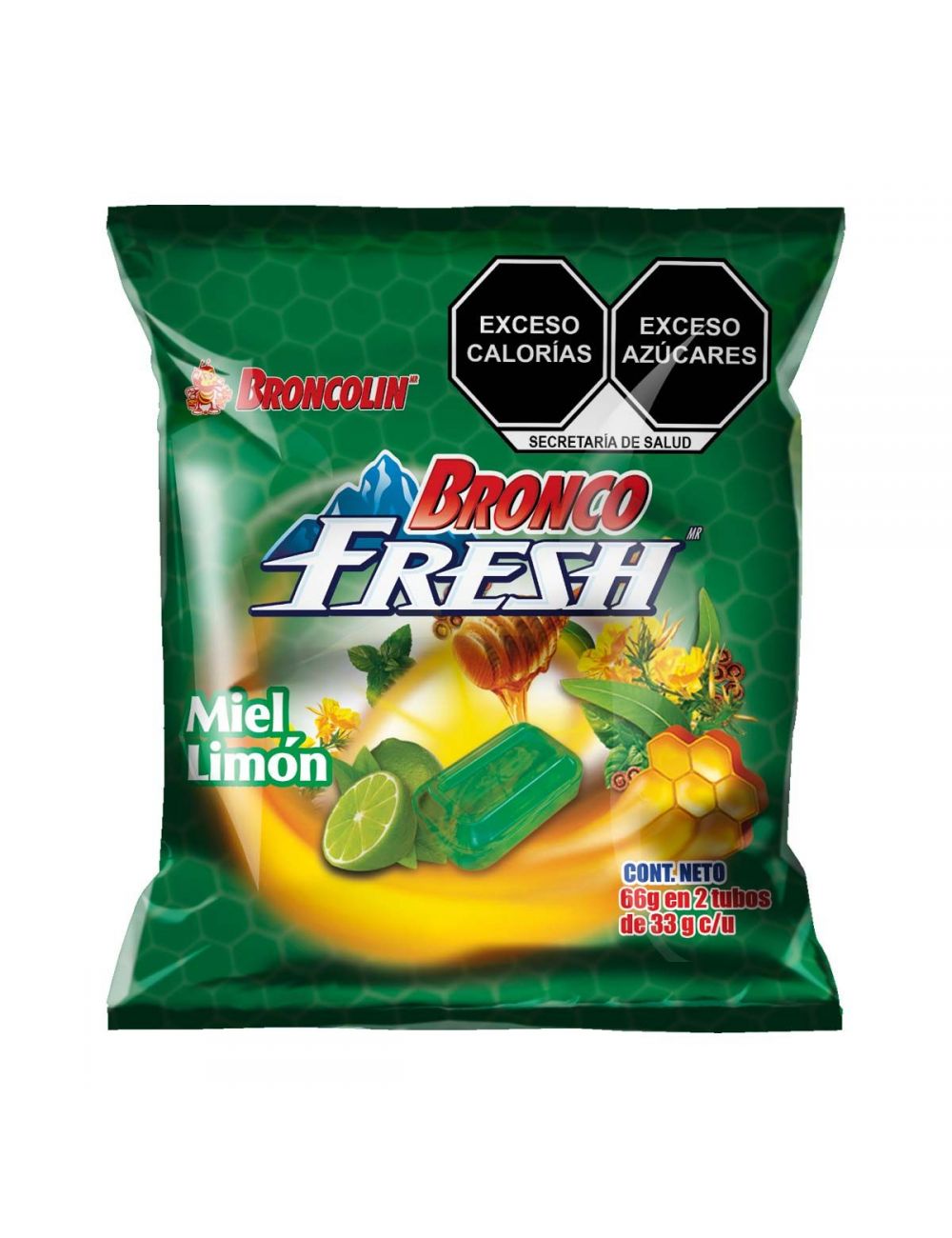 Bronco Fresh 66G Cara Miel-Limon