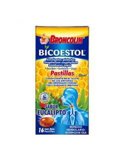 Broncolin Bicoestol 2.5 g Caja Con 16 Pastillas
